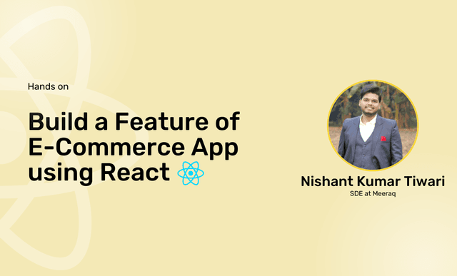 Build a feature of an E-Commerce App using React