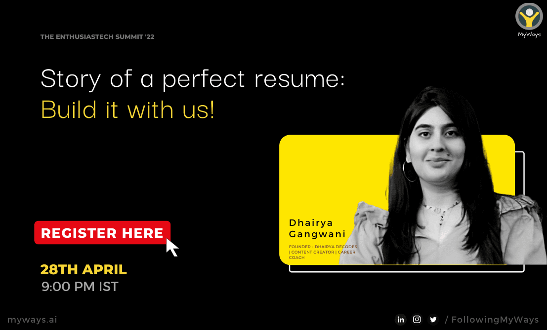 Story of a Perfect Resume: Build With Us!